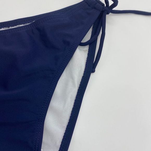 Lanmiya Bikini Bottom Tie Side Swimsuit Small Navy - Picture 2 of 4
